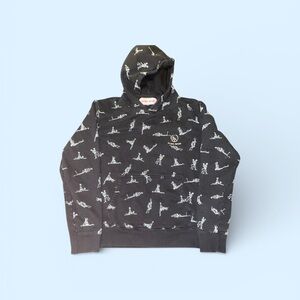M+RC Noir Skull Hoodie Size M